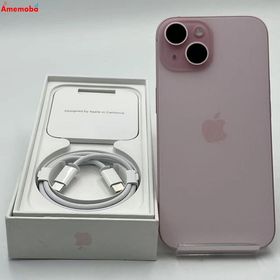 爆速発送iPhone15 128GB ピンク MTMJ3J/A SIMフリー