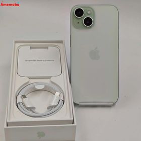 爆速発送iPhone15 256GB グリーン MTMT3J/A Apple版SIMフリー 美品