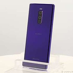 〔中古品〕 Xperia 1 64GB パープル SO-03L docomoロック解除SIMフリー ［6.5インチ有機EL／Snapdragon 855／RAM:6GB／ナノSIM］〔中古品〕 Xperia 1 64GB パープル SO-03L docomoロック解除SIMフリー ［6.5インチ有機EL／Snapdragon 855／RAM:6GB／ナノSIM］