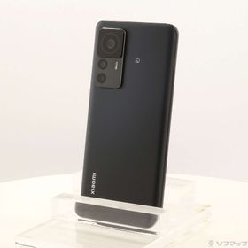 (中古)Xiaomi Xiaomi 12T Pro 256GB ブラック XMSAD2 Softbank SIMフリー(352-ud)