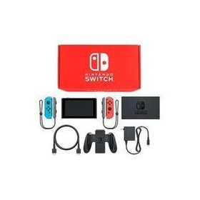 中古ニンテンドースイッチハード Nintendo Switch本体 カラーカスタマイズ /Joy-Con(L)ネオンブルー(R)ネオンレッド/Joy-Con