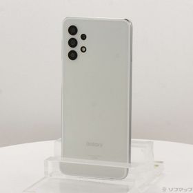 (中古)SAMSUNG GALAXY A32 5G 64GB オーサムホワイト SCG08 auロック解除SIMフリー(297-ud)