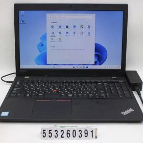 Lenovo ThinkPad L580 Core i5 8250U 1.6GHz/8GB/256GB(SSD)/15.6W/FWXGA(1366x768)/Win11 【553260391】