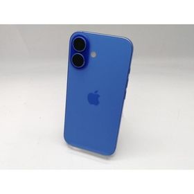 【中古】Apple docomo 【SIMフリー】 iPhone 16 128GB ウルトラマリン MYDU3J/A【吉祥寺】保証期間１ヶ月【ランクC】