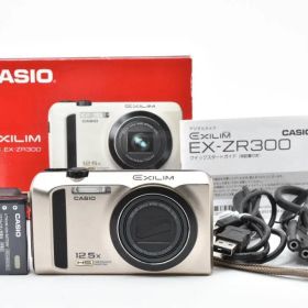 ■美品■ カシオ CASIO EXILIM EX-ZR300 ゴールド《元箱付》