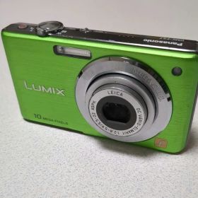 【ジャンク】LUMIX DMC-FS7 green 動作未確認 中古品