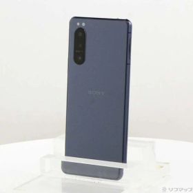 【中古】SONY(ソニー) Xperia 5 II 128GB ブルー SOG02 auロック解除SIMフリー 【371-ud】