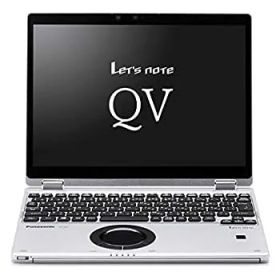 【中古】「非常に良い」パナソニック ノートパソコン Let''s note QVシリーズ ブラック＆シルバー CF-QV9HDMQR