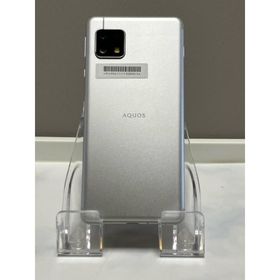 極美品☆ シャープ AQUOS sense4 basic A003SH 64GB シルバー SIMフリー ワイモバイル スマホ本体 A9759
