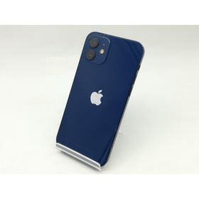 【中古】Apple SoftBank 【SIMロック解除済み】 iPhone 12 128GB ブルー MGHX3J/A【広島】保証期間１ヶ月【ランクC】