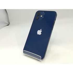 【中古】Apple au 【SIMロック解除済み】 iPhone 12 128GB ブルー MGHX3J/A【浜松駅前】保証期間１ヶ月【ランクC】