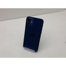 【中古】Apple docomo 【SIMロック解除済み】 iPhone 12 128GB ブルー MGHX3J/A【仙台イービーンズ】保証期間１ヶ月【ランクC】