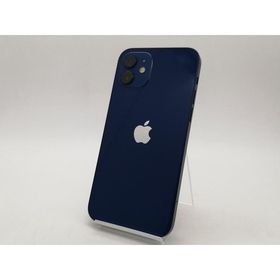 【中古】Apple docomo 【SIMロック解除済み】 iPhone 12 128GB ブルー MGHX3J/A【札幌南2条】保証期間１週間【ランクC】
