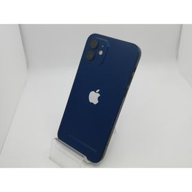 【中古】Apple au 【SIMロック解除済み】 iPhone 12 128GB ブルー MGHX3J/A【新橋烏森通り】保証期間１ヶ月【ランクC】