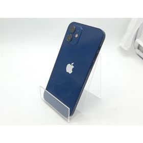【中古】Apple SoftBank 【SIMロック解除済み】 iPhone 12 128GB ブルー MGHX3J/A【柏】保証期間１ヶ月【ランクB】