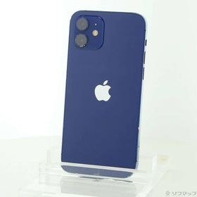 〔中古〕Apple(アップル) iPhone12 128GB ブルー MGHX3J／A SIMフリー〔349-ud〕
