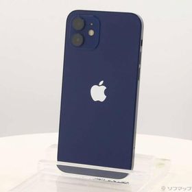 〔中古〕Apple(アップル) iPhone12 128GB ブルー MGHX3J／A SIMフリー〔269-ud〕