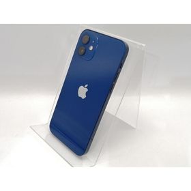 【中古】Apple docomo 【SIMロック解除済み】 iPhone 12 128GB ブルー MGHX3J/A【高崎モントレー】保証期間１ヶ月【ランクB】