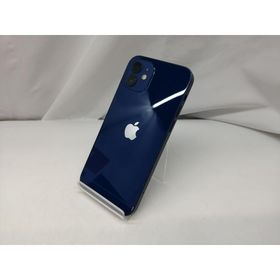 【中古】Apple docomo 【SIMロック解除済み】 iPhone 12 128GB ブルー MGHX3J/A【札幌】保証期間１ヶ月【ランクB】