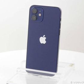 〔中古〕Apple(アップル) iPhone12 128GB ブルー MGHX3J／A SIMフリー〔377-ud〕