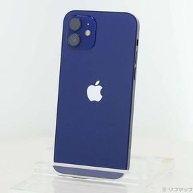 〔中古〕Apple(アップル) iPhone12 128GB ブルー MGHX3J／A SIMフリー〔251-ud〕