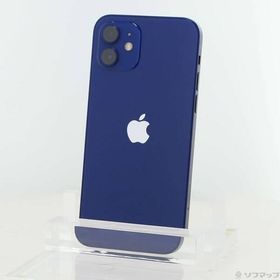 〔中古〕Apple(アップル) iPhone12 128GB ブルー NGHX3J／A SIMフリー〔276-ud〕