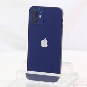 〔中古〕Apple(アップル) iPhone12 128GB ブルー MGHX3J／A SIMフリー〔276-ud〕
