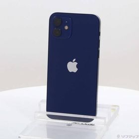 〔中古〕Apple(アップル) iPhone12 128GB ブルー MGHX3J／A SIMフリー〔196-ud〕