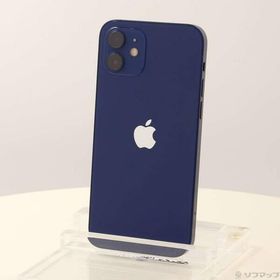 〔中古〕Apple(アップル) iPhone12 128GB ブルー MGHX3J／A SIMフリー〔368-ud〕