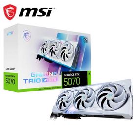 MSI｜エムエスアイ MSI GeForce RTX 5070 12G GAMING TRIO OC WHITE / PCI Express 5.0 グラフィックスボード(ホワイト) 5070GAMINGTRIOOC/ W 返品種別B