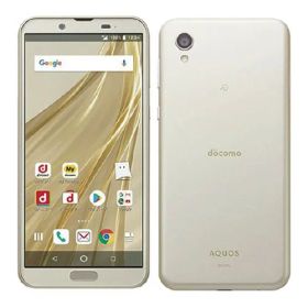 【中古】【安心保証】 AQUOS sense2 SH-01L[32GB] docomo シャンパンゴールド