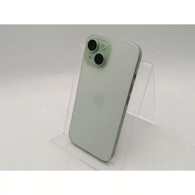 【中古】Apple 国内版 【SIMフリー】 iPhone 15 128GB グリーン MTMM3J/A【千葉】保証期間1ヶ月【ランクB】