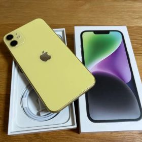 Apple iPhone 11 イエロー 本体 充電ケーブル付き