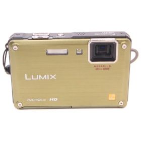 ★【Panasonic/パナソニック】 LUMIX DMC-FT1 カメラ デジカメ グリーン SDカード・説明書・充電器・ケース付き