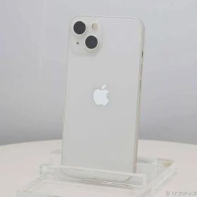 ソフマップ 〔中古品〕 iPhone13 128GB スターライト MLND3J／A SIMフリー【276】