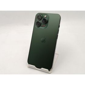 【中古】Apple docomo 【SIMフリー】 iPhone 13 Pro 128GB アルパイングリーン MNDX3J/A【ECセンター】保証期間１ヶ月【ランクB】