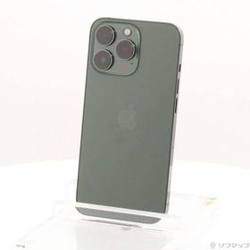 〔中古〕Apple(アップル) iPhone13 Pro 128GB アルパイングリーン MNDX3J／A SIMフリー〔269-ud〕