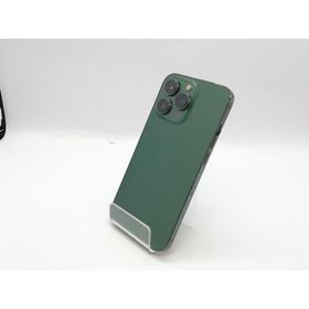 【中古】Apple au 【SIMフリー】 iPhone 13 Pro 128GB アルパイングリーン MNDX3J/A【立川フロム中武】保証期間１ヶ月【ランクB】