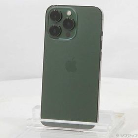 〔中古〕Apple(アップル) iPhone13 Pro 128GB アルパイングリーン MNDX3J／A SIMフリー〔305-ud〕