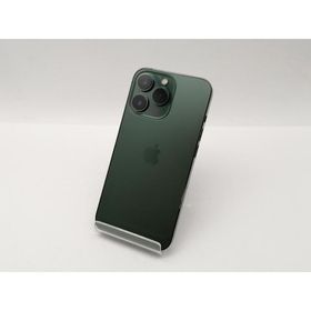 【中古】Apple 国内版 【SIMフリー】 iPhone 13 Pro 128GB アルパイングリーン MNDX3J/A【三宮センター】保証期間１ヶ月【ランクB】
