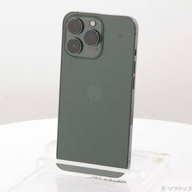 〔中古〕Apple(アップル) iPhone13 Pro 128GB アルパイングリーン MNDX3J／A SIMフリー〔247-ud〕