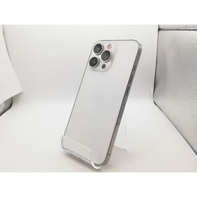 【中古】Apple au 【SIMフリー】 iPhone 13 Pro 256GB シルバー MLUP3J/A【新宿】保証期間１ヶ月【ランクC】