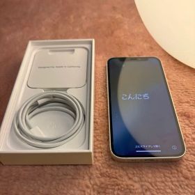 【美品】Apple iPhone 12 mini 128GB White 本体