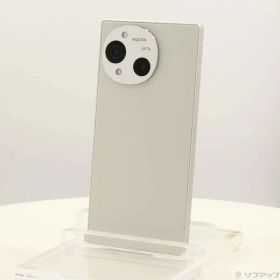 【中古】SHARP(シャープ) AQUOS R10 256GB カシミヤホワイト SH-M31 SIMフリー 【262-ud】