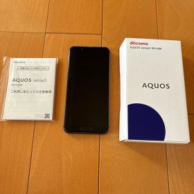 AQUOS sense3 SH-02M 本体 ブラック 箱付き