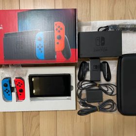 【美品/完品】Nintendo Switch バッテリー強化版 ケース付き