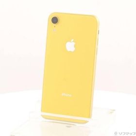 〔中古〕Apple(アップル) iPhoneXR 64GB イエロー MT082J／A SIMフリー〔368-ud〕