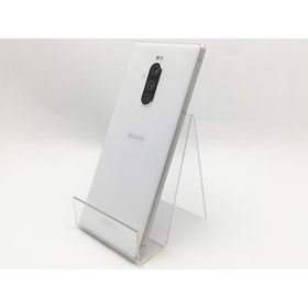 【中古】SONY SoftBank 【SIMロック解除済み】 Xperia 1 802SO ホワイト【ECセンター】保証期間１ヶ月【ランクA】