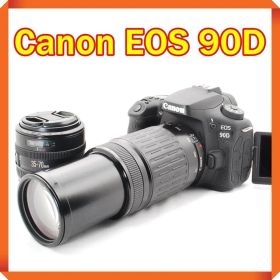 Canon EOS 90D 一眼レフカメラ スマホ転送 ダブルレンズ