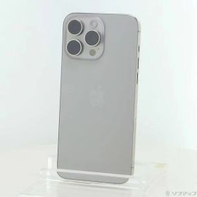 ソフマップ 〔中古品〕 iPhone15 Pro Max 256GB ナチュラルチタニウム MU6R3J／A SIMフリー【377】